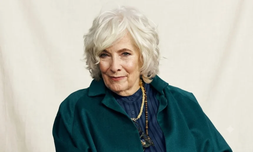 Connie Needham, the actress known for her role as Elizabeth Bradford on the TV show Eight Is Enough, portrait photo with a clean and simple background.