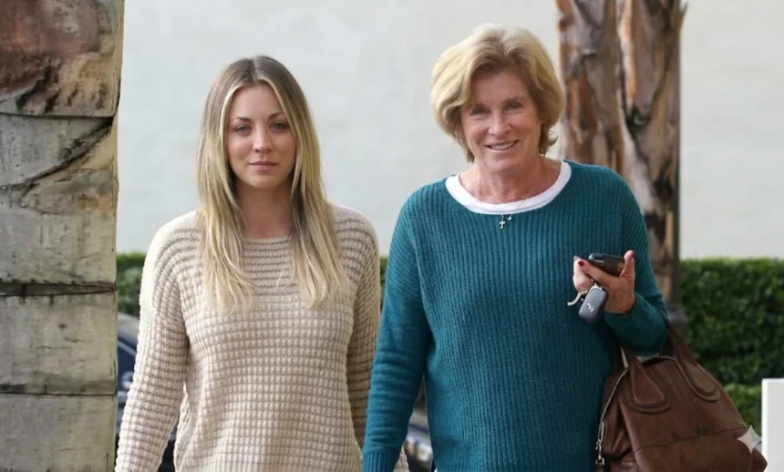 Layne Ann Cuoco, mother of actress Kaley Cuoco, pictured alongside her daughters